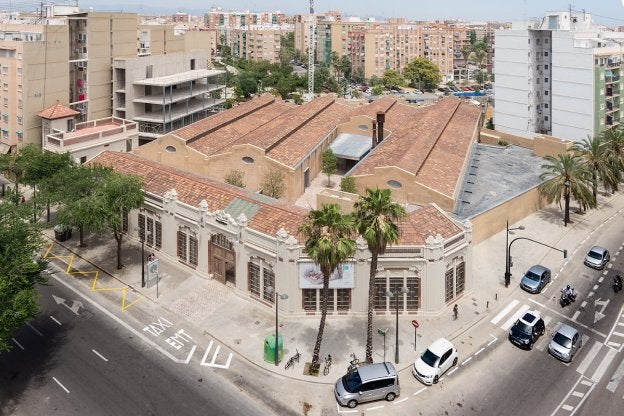 El nuevo centro Bombas Gens tras la rehabilitación del edificio.