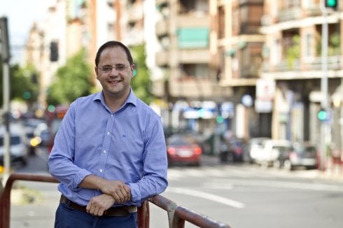 César Luena, secretario general del PSOE riojano. :: justo rodríguez