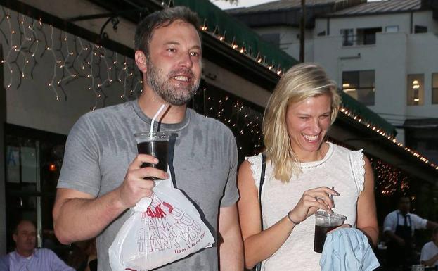 Ben Aflecck y Lindsay Hookus.