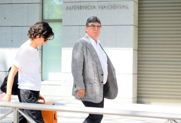 Jacinto Alonso, a punto de entrar en la Audiencia Nacional el pasado 28 de julio.