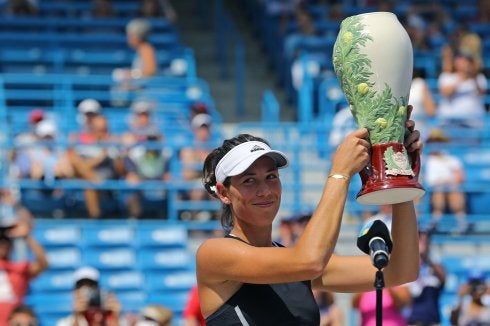 Garbiñe Muguruza levanta el título de Cincinatti. :: usa today