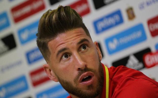 Sergio Ramos, defensa de la selección española.