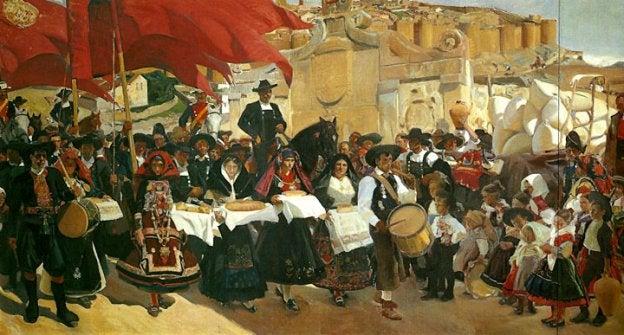 Fiesta del pan; obra de Joaquín Sorolla expuesta en la Hispanic Society de Nueva York.
