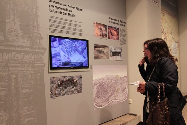 La sala Graccurris muestra en paneles, vídeos y reproducciones un paseo por los yacimientos de Graccurris y una réplica de la lauda. :: E.P.Lauda Ursicinus, que se muestra en el Museo Arqueológico Nacional. :: M. A. N.
