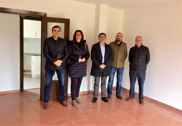 Piso arreglado para las familias con problemas económicos severos. /G.R.
