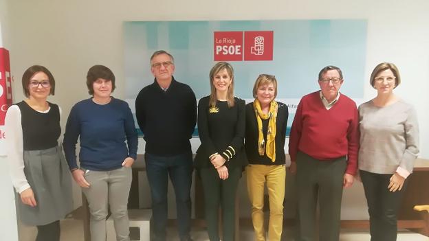 Sara Orradre encabezó la única candidatura presentada. :: /Ernesto Pascual
