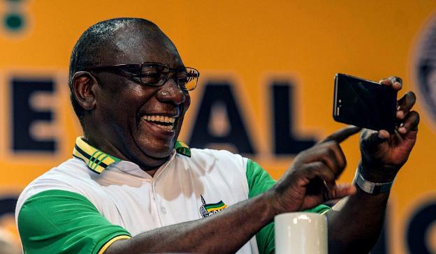 Cyril Ramaphosa. :: AFP/