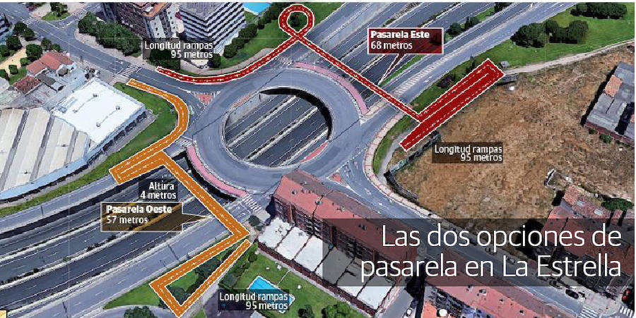 Un estudio insta a mejorar la señalización y reducir la velocidad en el nudo de acceso a La Estrella