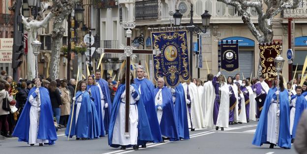 Procesión del Domingo de Ramos en Logroño /