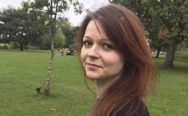 Yulia Skripal, hija del exespía ruso Serguéi Skripal./Afp