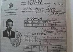 Examen de francés de Aznar. / Twitter/