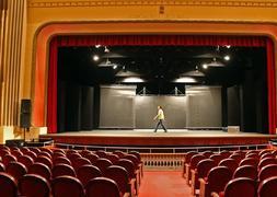 EN ESCENA. El Teatro Bretón apenas descansa; 24 horas en sus entrañas para disfrutar de dónde sale toda la magia. :: DÍAZ URIEL/