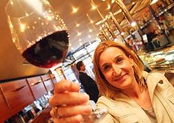 La ganadora de la camapaña 'Año Sabático'. J. HERREROS/