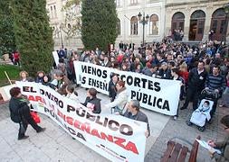 Manifestación por la escuela pública, en marzo /JUAN MARÍN/