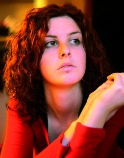 La joven escritora riojana Adriana Bañares. /L.R./