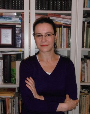 La escritora Mariam Budia. ::
L.R./