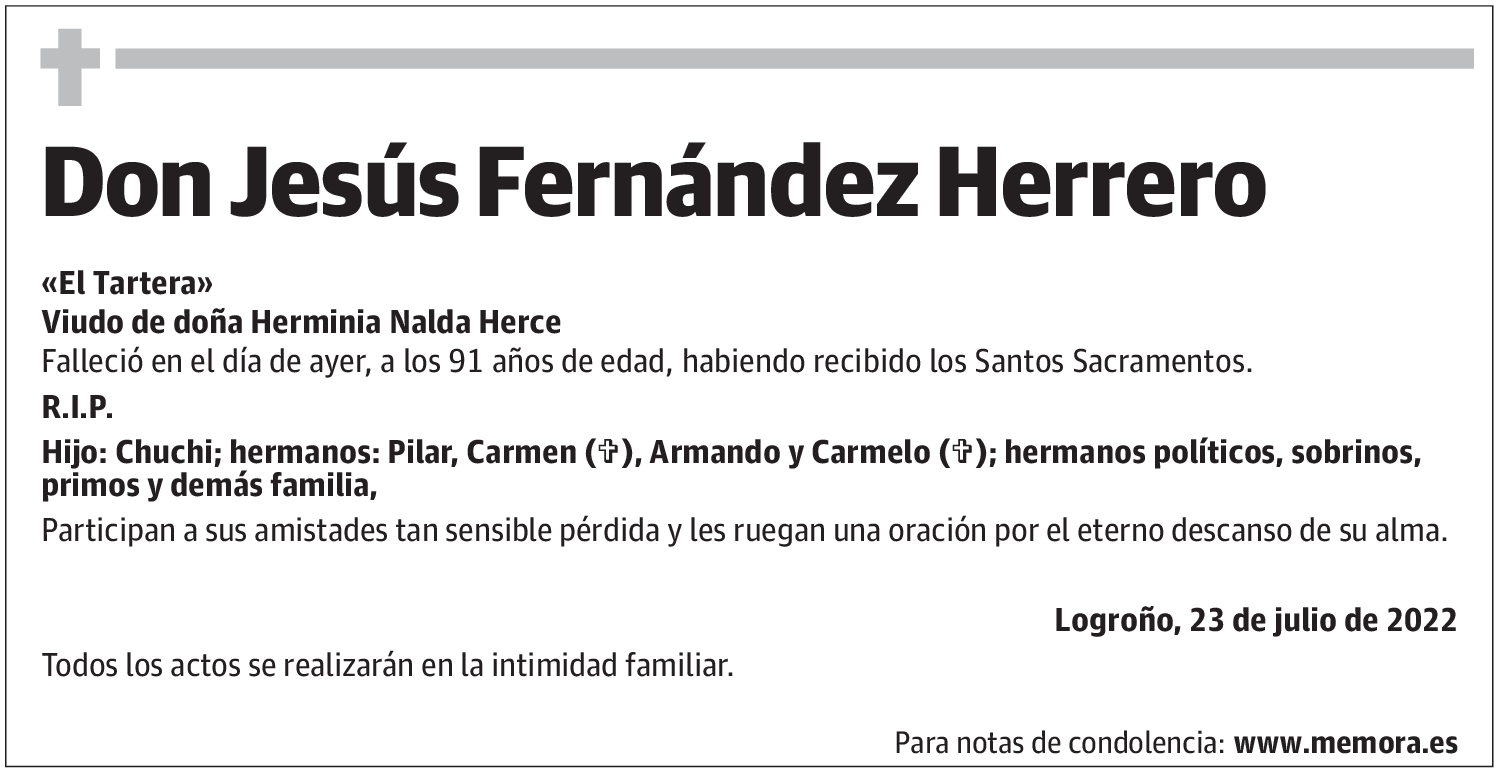 Don Jesús Fernández Herrero