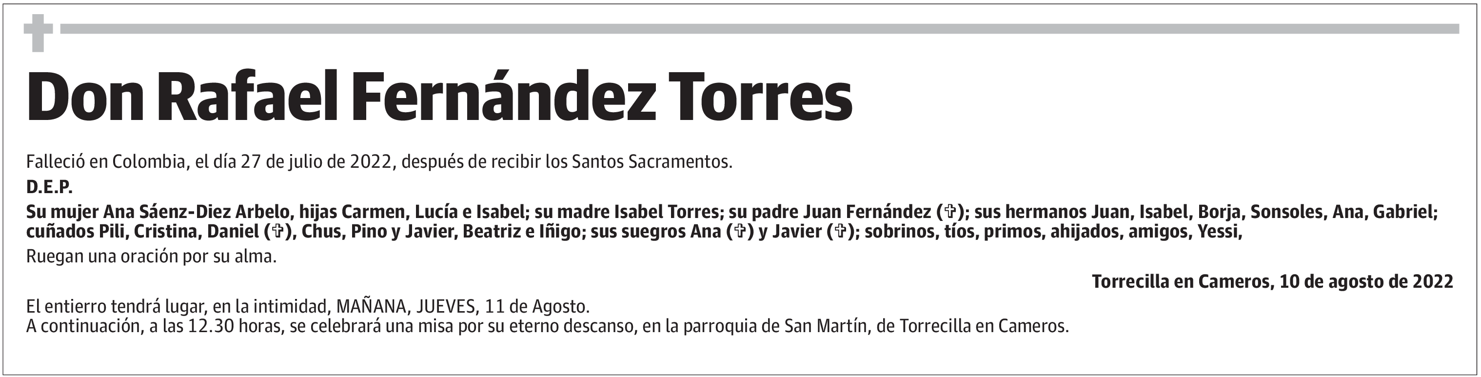 Don Rafael Fernández Torres