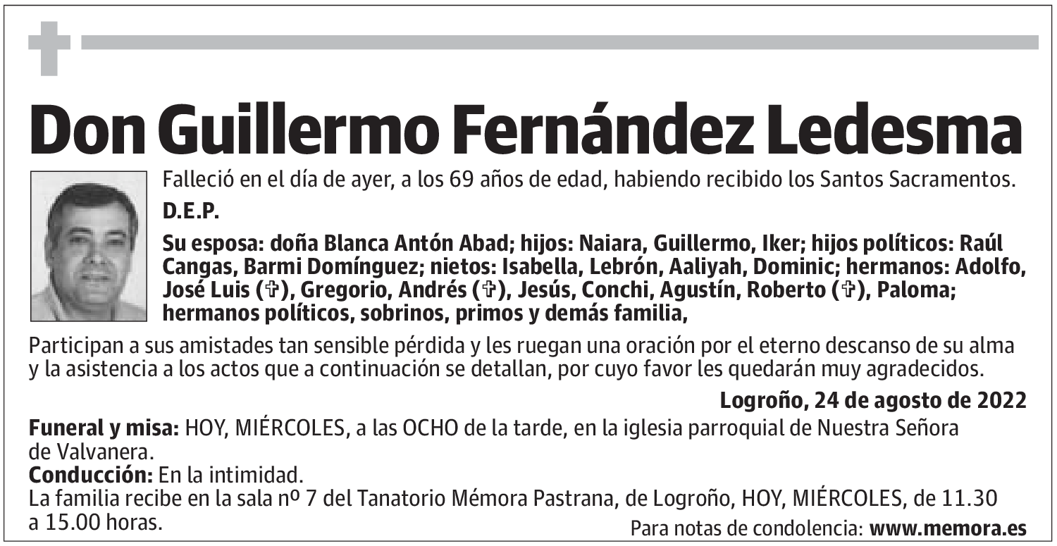Don Guillermo Fernández Ledesma