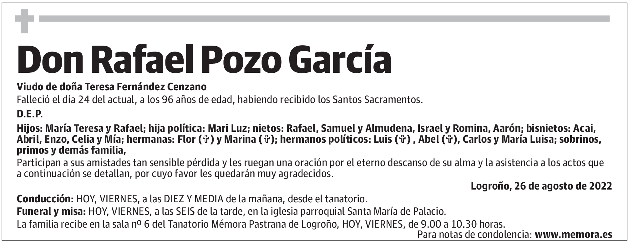 Don Rafael Pozo García