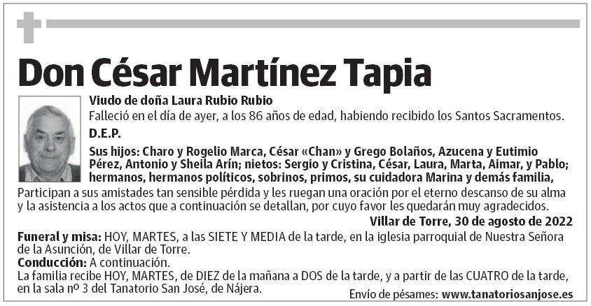 Don César Martínez Tapia