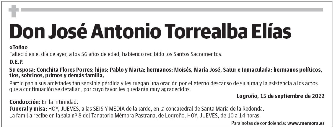 Don José Antonio Torrealba Elías