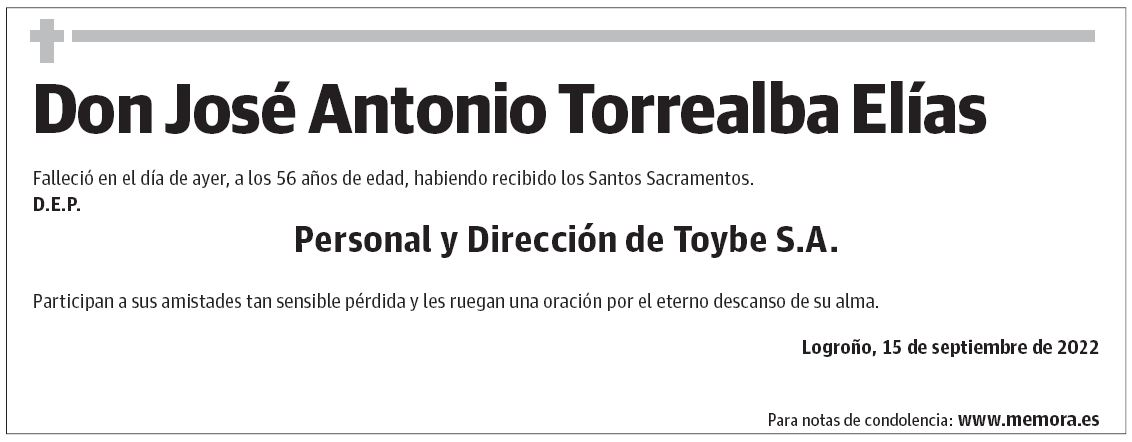 Don José Antonio Torrealba Elías