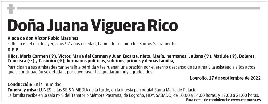 Doña Juana Viguera Rico