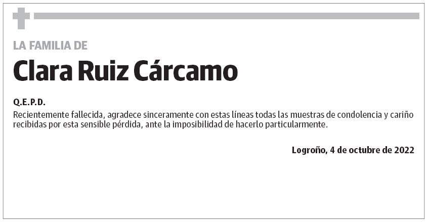 Clara Ruiz Cárcamo