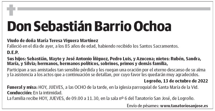 Don Sebastián Barrio Ochoa