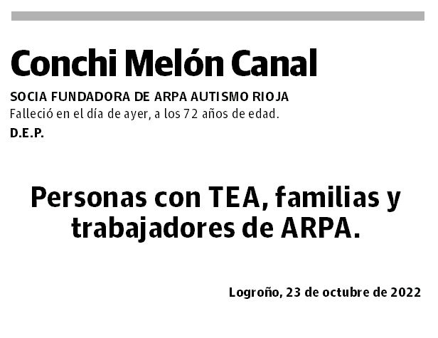 Conchi Melón Canal