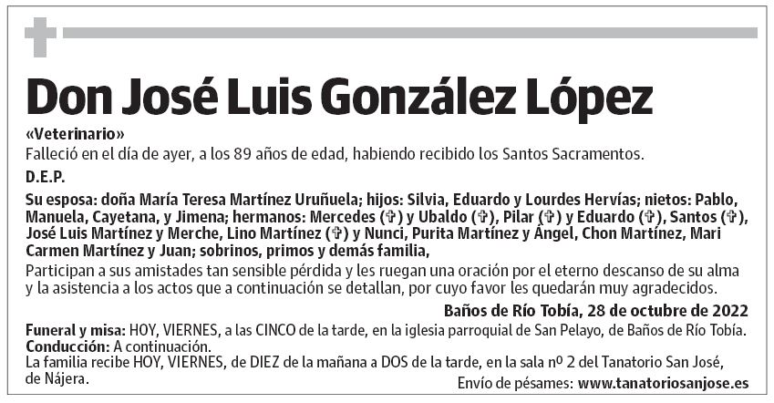 Don José Luis González López