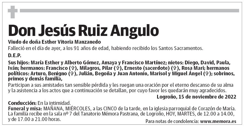 Don Jesús Ruiz Angulo