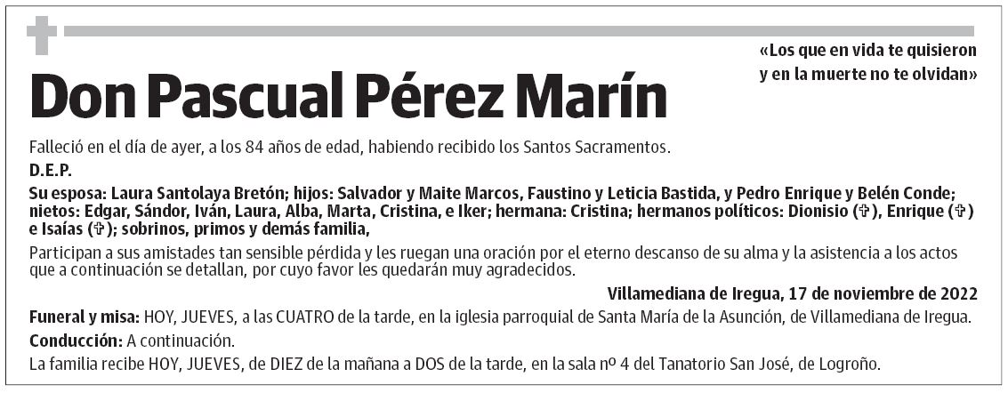 Don Pascual Pérez Marín