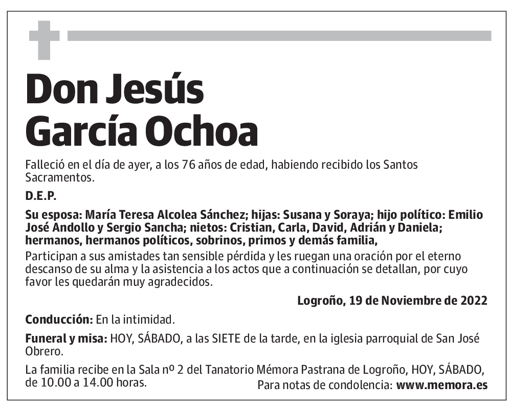 Don Jesús García Ochoa