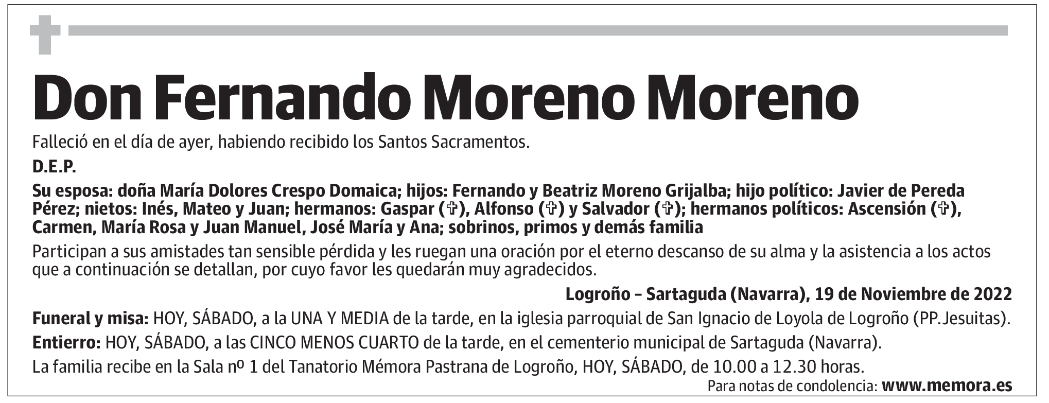 Don Fernando Moreno Moreno