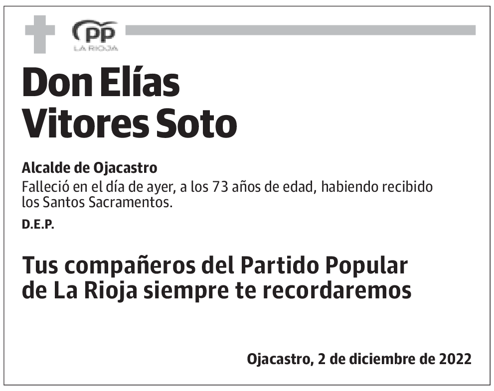 Don Elías Vitores Soto