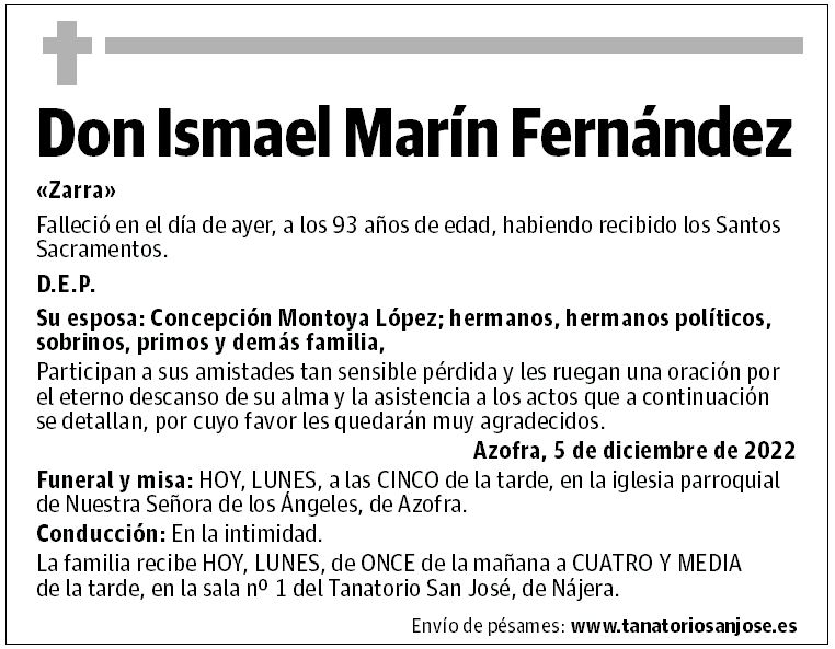 Don Ismael Marín Fernández