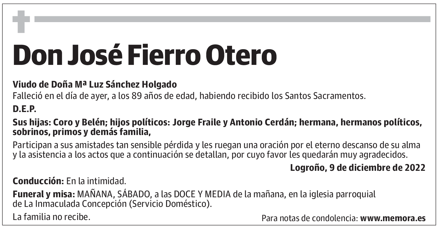 Don José Fierro Otero