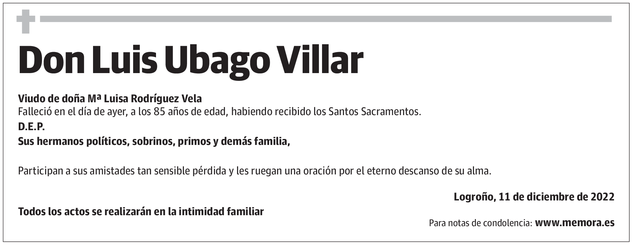 Don Luis Ubago Villar