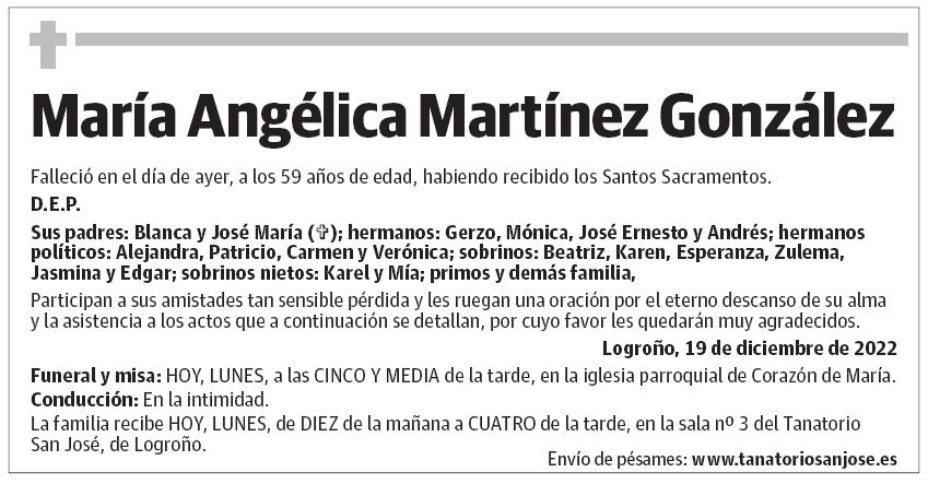 María Angélica Martínez González