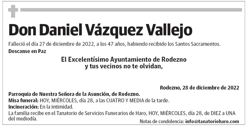 Don Daniel Vázquez Vallejo