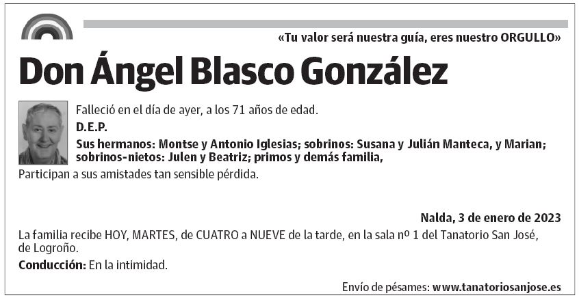 Don Ángel Blasco González