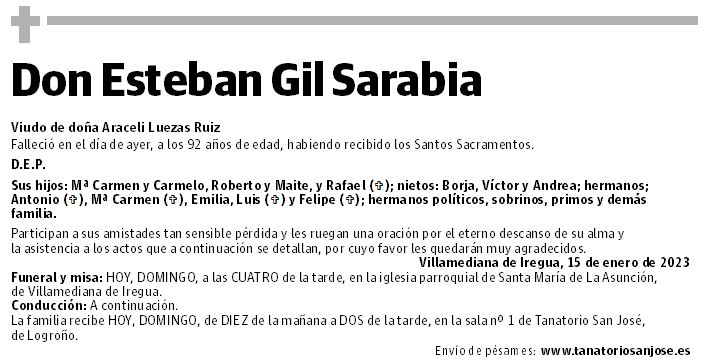 Don Esteban Gil Sarabia