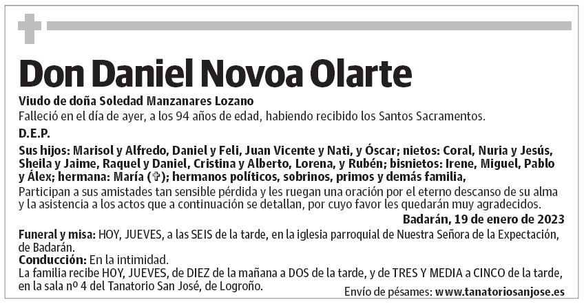 Don Daniel Novoa Olarte