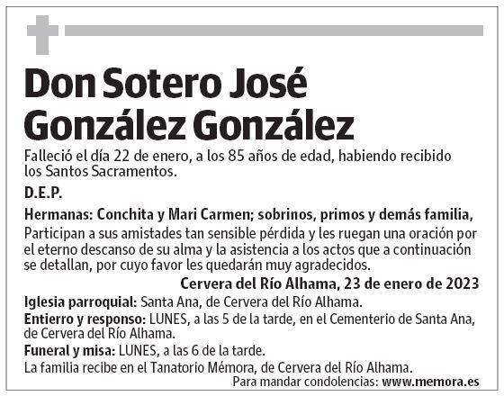 Don Sotero José González González