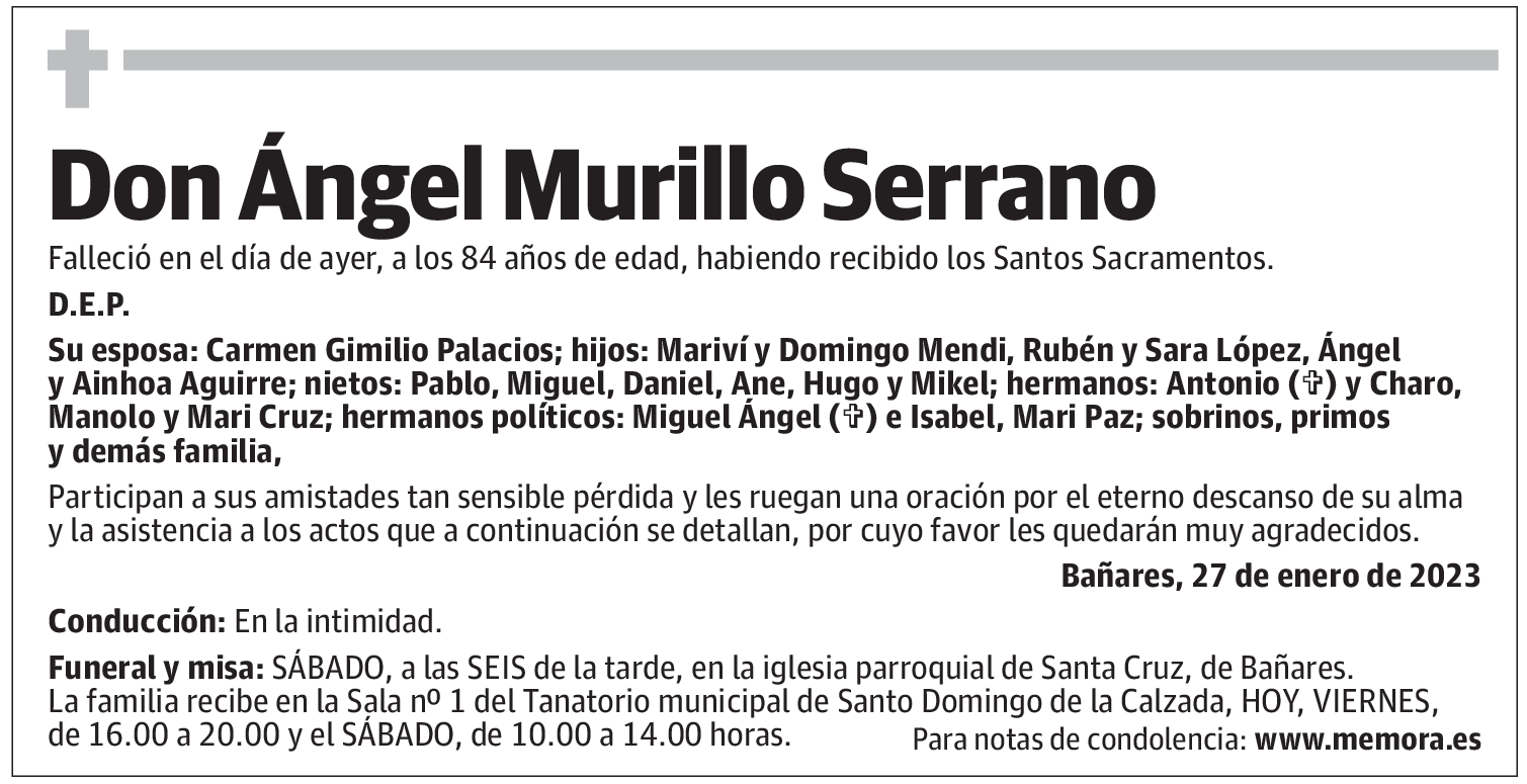 Don Ángel Murillo Serrano