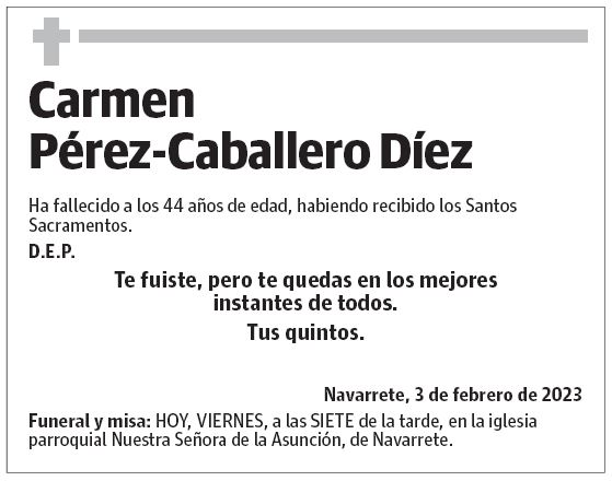 Carmen Pérez-Caballero Díez