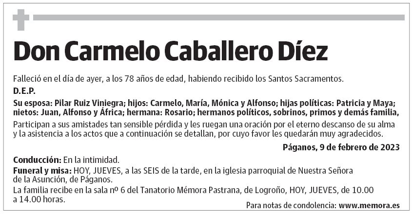 Don Carmelo Caballero Díez