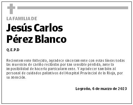 Don Jesús Carlos Pérez Blanco